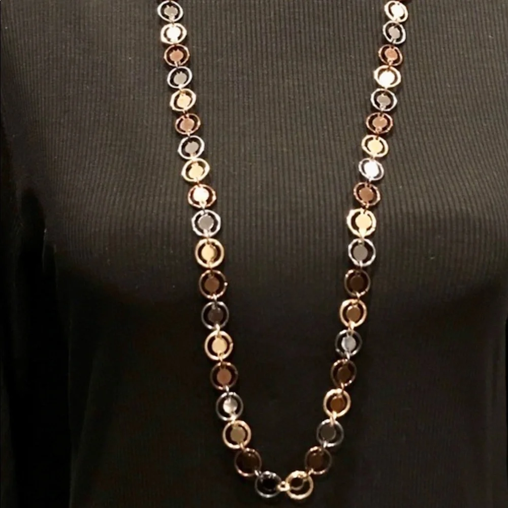 Daisy Fuentes Tri-Tone Necklace